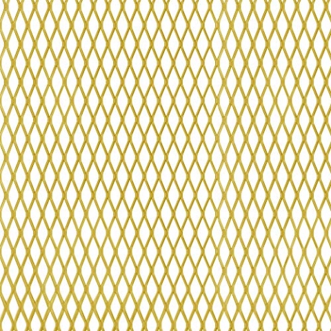Alberts 467289 Streckmetallblech | Aluminium | Aluminium, goldfarbig eloxiert | 600 x 1000 x 1,6 mm