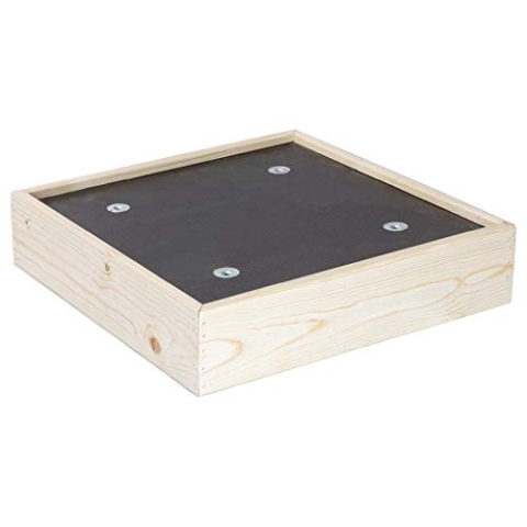 Wagner Pflanzenroller Maxigrip 38 x 38 x 10 cm I Transportroller für Außenbereich + Innenbereich I Kübelroller aus FSC®-Schichtholz I Tragkraft 200 kg I Made in DE - 20006001