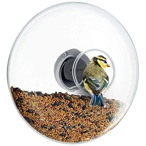 EVA SOLO | Fenster-Futterkugel Groß | Man kommt der Vogelwelt ganz nah; kleine Vögel können Sich problemlos an der Kante niederlassen | One Size | Outdoor