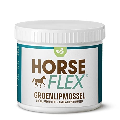 HORSE FLEX Grünlippmuschel Pulver für Pferde zur Unterstützung der Gelenke und Muskeln - 500 Gramm