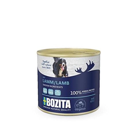 Bozita Dog Dose Pate Lamm 625g - Sie erhalten 12 Packung/en; Packungsinhalt 0,625 kg