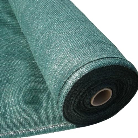 Masgard® Schattiergewebe 150 g/m² Verschiedene Abmessungen (Schattierwert ca. 90%) Sonnenschutz Sichtschutz Windschutz Zaunblende (1,00 m x 50,00 m = 50 m² (Rolle))
