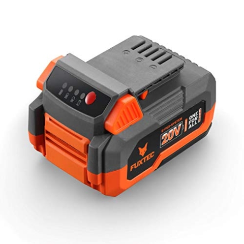 Fuxtec Akku 4Ah 20V E1B4AH Li-Ion Batterie passend 20 Volt Gartengeräte & Werkzeuge– Ladezeit 120 Min