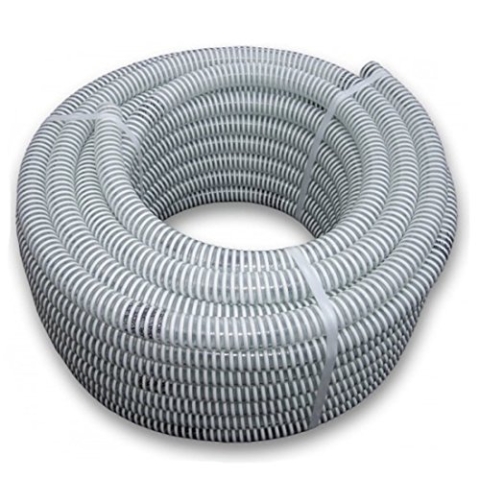 Bradas SAF50 Saugschlauch/Druckschlauch, Ali-Flex, Länge: 25 m, 7 Bar, Durchmesser 50 mm, Weiß, 40x40x20 cm