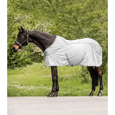 Waldhausen Regen-Fliegendecke Protect, Silbergrau/grau, 155 cm