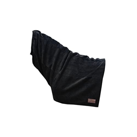 Kentucky Horsewear Heavy Fleece Horse Scarf, Größe:Full, Farbe:schwarz