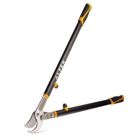 Alpen Weisshorn 280 Astschere schneidet 4 cm Durchmesser – 81,3 cm Cam-unterstützte professionelle Garten-Bypass-Astschere und Baumschneider, japanische Hartstahlklingen, Schwarz