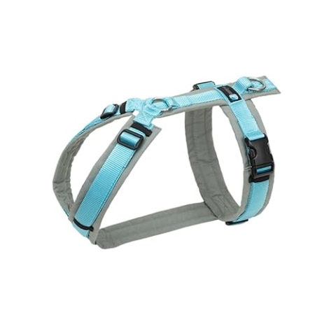 anny-x Brustgeschirr Fun grau eisblau - S