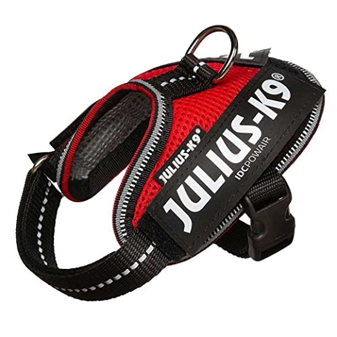 Julius-K9, IDC Powair Hundegeschirr, Größe: 2XL / 3, Rot