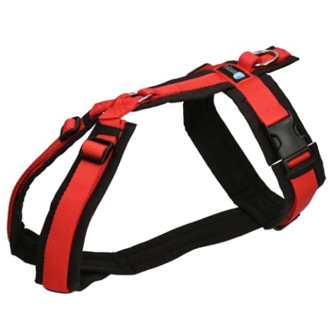anny-x Brustgeschirr Fun schwarz rot - Gr. M