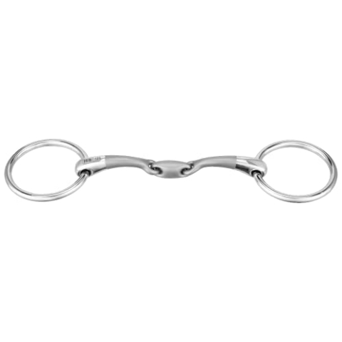 Sprenger SATINOX Unterlegtrense 14 mm doppelt gebrochen - Edelstahl rostfrei, 115 mm Weite