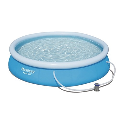 Bestway Fast Set Pool Set rund, blau, 366 x 76 cm