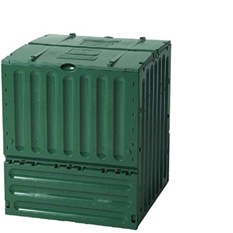 Geschlossener Schnell-Komposter 600 Liter: ECO-King, grün, aus 100% recyceltem PP