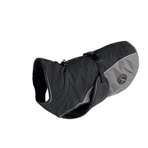 HUNTER Hundemantel UPPSALA COZY, Farbe: anthrazit/grau, wasser- und windabweisend, wärmendes Innenfutter, reflektierend, optimaler Komfort, waschbar bei 30 °C, für kalte Tage, Größe: 50