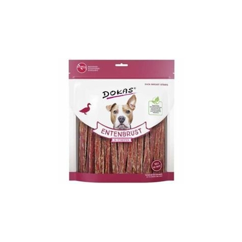 Dokas Dog Entenbrust in Streifen für Hunde - 6 x 500g