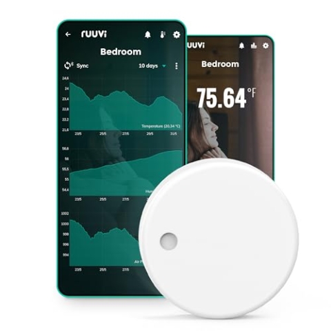 RUUVI Innovationen LTD Nuevo 2024-RUUVITAG Sensor (4 in 1) DRU-001 Other, Mehrfarbig, Einheitsgröße