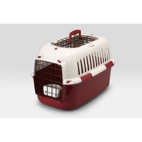 Europet Bernina 661-139431 Transportbox TFD 49 x 32 x 32 cm, rot