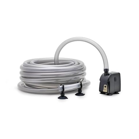 Eden 94235 CDA 600 Wasserwechselsystem Komplettset für einen schnellen und leichten Aquarium Wasserwechsel inkl Aquarium Pumpe, 10m Aquarium Schlauch und Saugnäpfen
