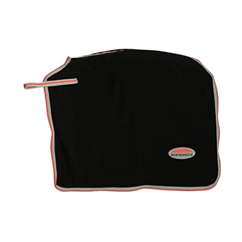 Weatherbeeta Therapie-Tec Fleece Viertelblatt Schwarz/Silber/Rot