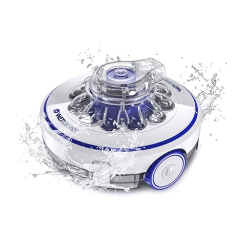 Gre RBR60 – Wet Runner, kabelloser elektrischer Bodenreiniger für Pools bis 35 m2