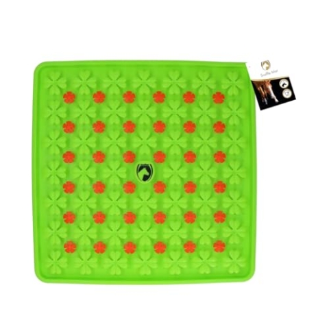 Holland Animal Care Excellent Horse Sniffing Mat 50 x 50 cm - Pferdespielzeug und Fütterungsmatte - Schnüffelmatte für Pferde gegen Langeweile - Geeignet für Pferde jeder Größe - Grün