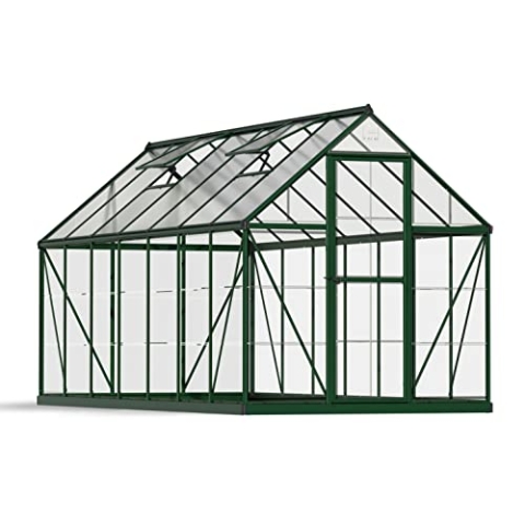 Palram Hybrid Gewächshaus, grün, 426 x 185 x 208 cm