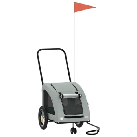 vidaXL Fahrradanhänger Hund Fahrradanhänger Hunde Radanhänger