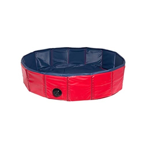Karlie Doggy Pool ø: 160 cm blau-rot