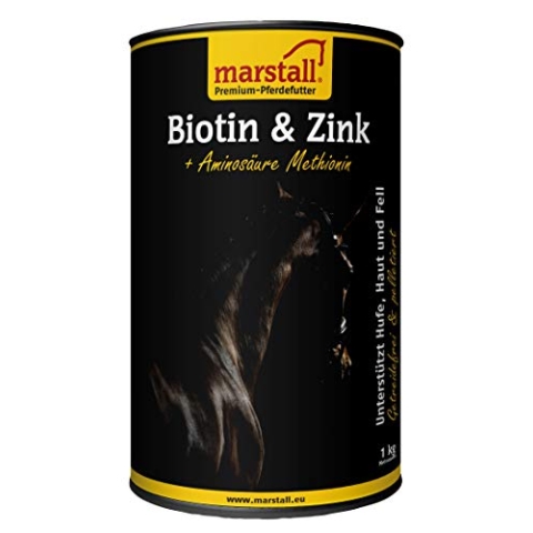marstall Premium-Pferdefutter Biotin + Zink, 1er Pack (1 x 1 kilograms)