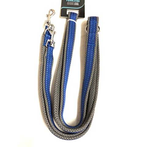 Petlando Mesh Outdoor Führleine mit reflektierenden Streifen M Navy 2,3 m/20 mm