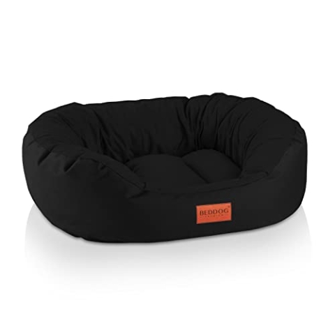 BedDog Hundebett Mittelgroße Hunde - Hundekissen L - Hundekorb - Hundekörbchen - Hundesofa - Hundebetten für Mittelgroße Hunde - Dog Bed - Hunde Bett - Körbchen Hund Alicante-Gewebe