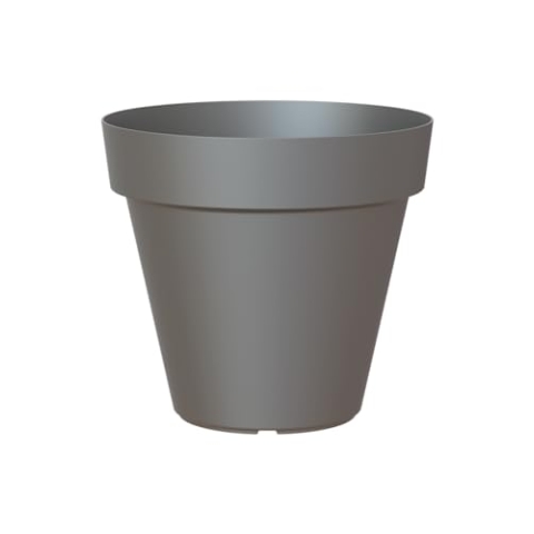 Artevasi Capri-Topf, Runder Plastiktopf, 60cm, Farbe: Anthrazit