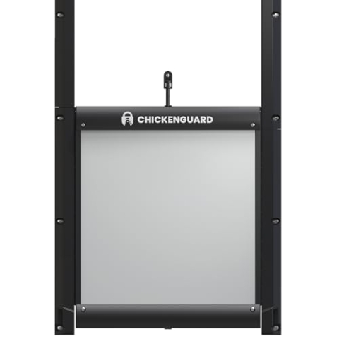 ChickenGuard selbstschließende, räubersichere Hühnerstalltür, Hühnergehege, Geflügellebensraumzubehör (nur Tür – kein Motor)