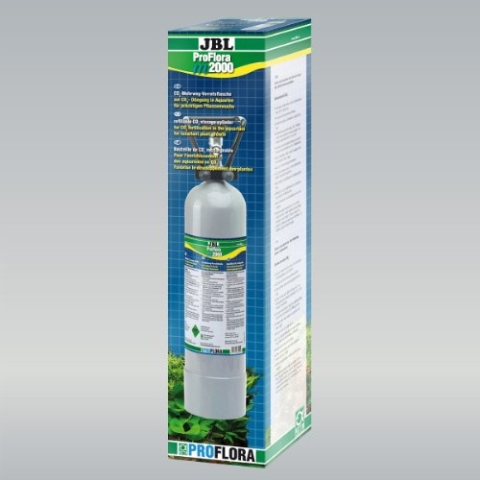 JBL ProFlora m2000 63202 Mehrweg Vorratsflasche für Düngeanlagen in Süßwasser-Aquarien, 2 kg