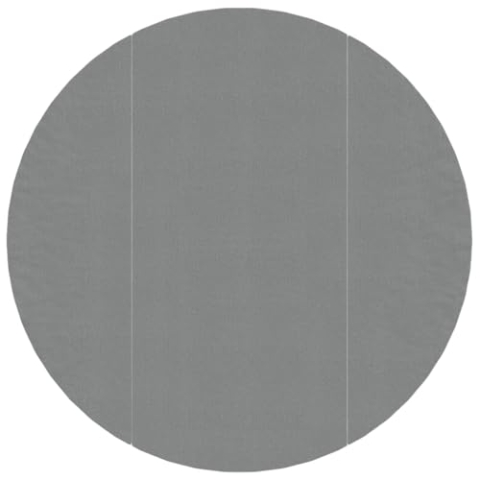 vidaXL Pool Bodentuch, Pool Bodenmatte Bodenplane, Poolunterlage Bodenschutz, Unterlegmatte für Pool Schwimmbecken, Hellgrau Polyester Geotextil