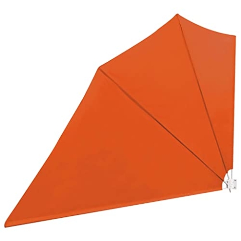 vidaXL Balkonfächer Terrakotta 160x240cm Seitenmarkise Sichtschutz Terrasse
