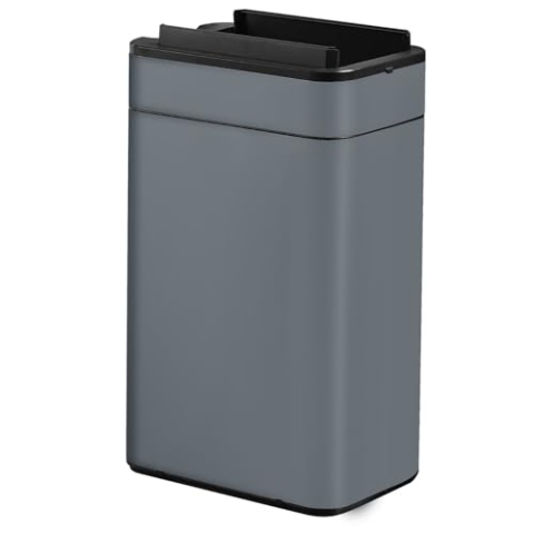 FLINQ Smart Sensor Mülleimer - Automatischer Kuche Mülleimer mit Sensor - Moderner Abfalleimer 60L - Küchenmülleimer Groß - Antrecite