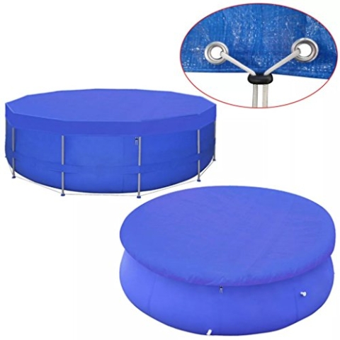 vidaXL Poolabdeckung PE Rund 540cm 90g/m² Abdeckplane Schwimmbecken Abdeckung