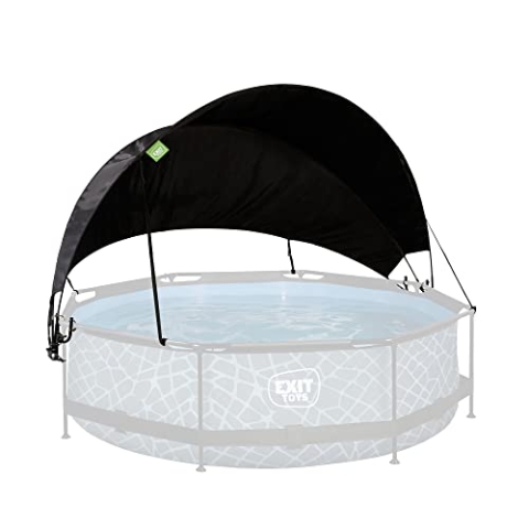 EXIT Toys Pool-Sonnensegel - Universal - Schützt vor UV-Strahlung - Einfach zu öffnen und zu schließen - Leichtgewichtig und wasserabweisend - Für Schwimmbäder - ø300cm