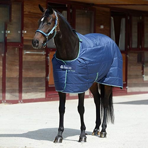 Bucas Unterdecke Quilt Staydry 300gr 125 cm - 125 cm - Dunkelblau