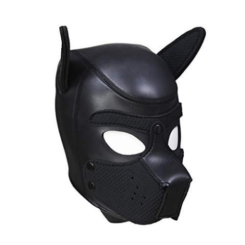 Kiotos Neoprene Puppy Dog BDSM Hood - schwarz - GröÃŸe M