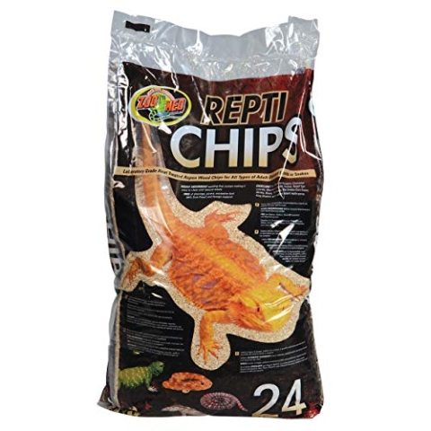 Zoo Med RCS-24 ReptiChips L - 99 prozent staubfreies Bodensubstrat für Echsen und Schlangen,26.4 L