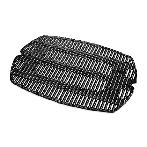 Weber 7646 Porcelain-Enameled Cast-Iron Cooking Grates, Schwarz