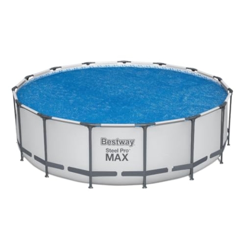 Bestway PE-Solarabdeckplane Ø 462 cm, blau, rund