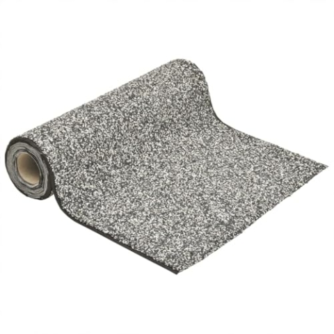 vidaXL Steinfolie, Steinfolie für Teich Teichrand Bachlauf Ufer, Teichfolie Kiesfolie Teichzubehör, Natürliches Design, Grau 200x60cm