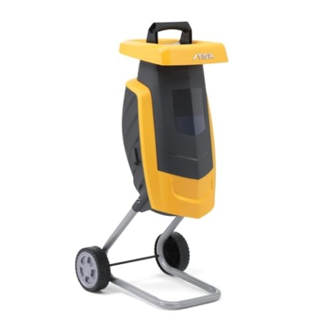 STIGA Bio Master 2200 Elektro-Häcksler 2200 W, 2-Messer-Wendescheibe, 50L-Beutel, Äste bis 40 mm, Transporträder