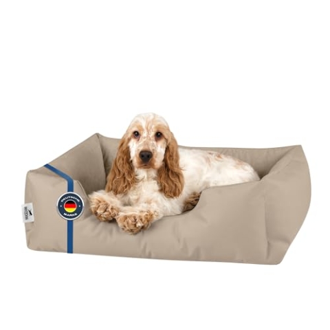 BedDog Hundebett Zara, Hundekissen mit abziehbaren waschbaren Bezug, Hundekorb, Hundesofa, für kleine Hunde, S