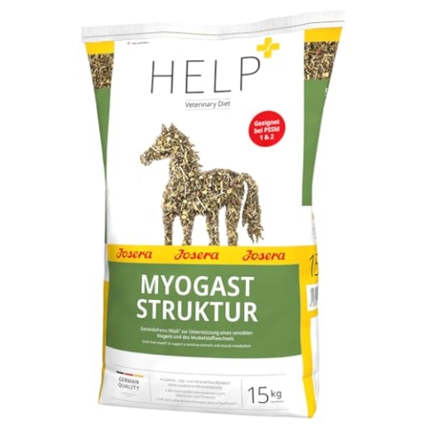 Josera Pferd Help MyoGast Struktur 15 kg/Getreidefreies Müsli/zur Unterstützung eines sensiblen Magens und des Muskelstoffwechsels