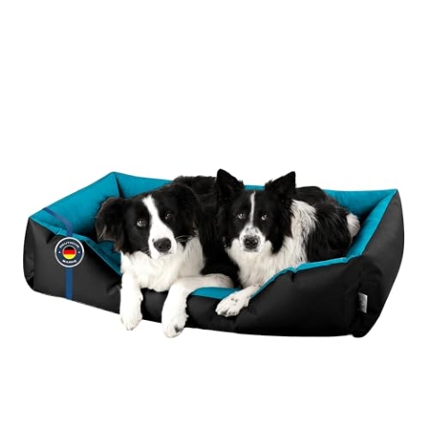 BedDog Hundebett XXXL - Hundekissen - Hundekorb - Hundecouch - Hundesofa - Bezug abziehbar, Waschbar, für Große Hunde