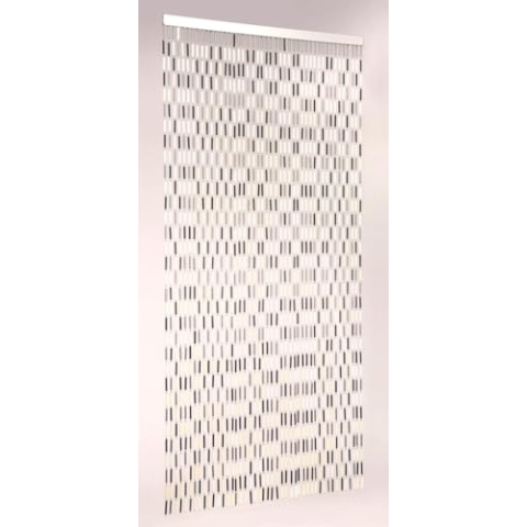 Türvorhang Raumteiler Tube Kettenvorhang Röhren Fliegenvorhang Insektenschutz 90x200cm